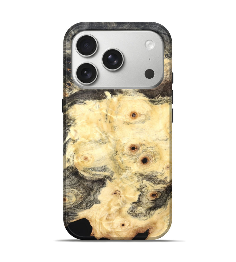 iPhone 17 Pro Wood Live Edge Phone Case - Clair (Solid Wood, 823408)
