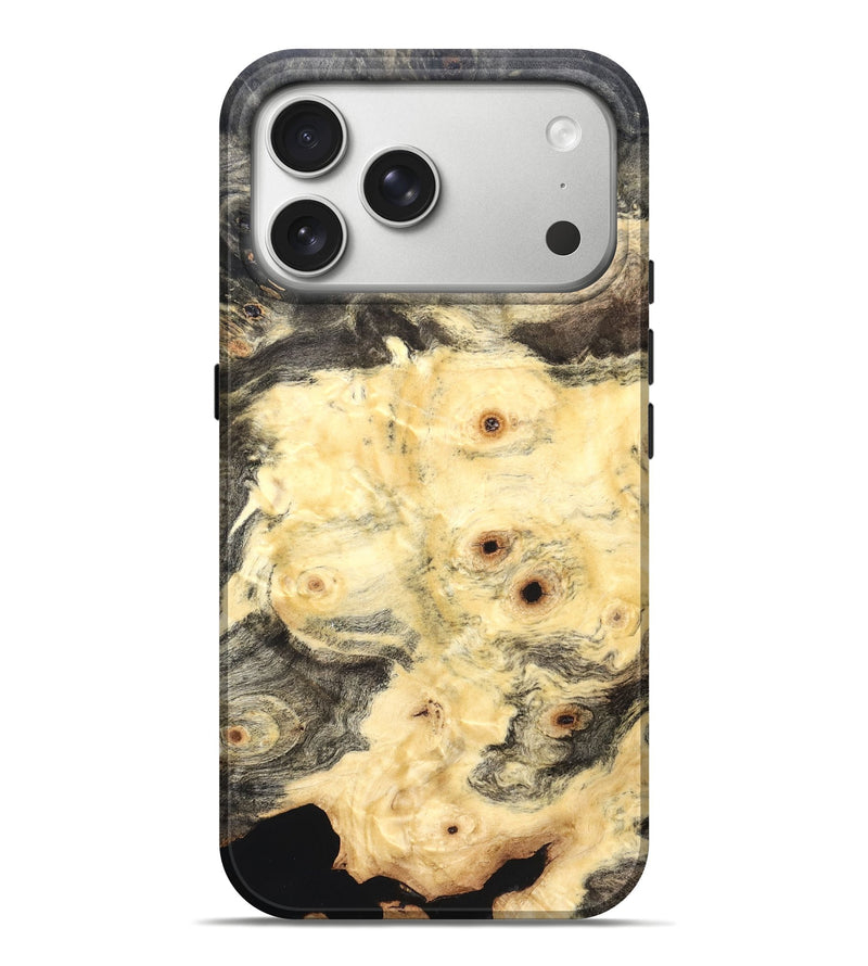 iPhone 17 Pro Max Wood Live Edge Phone Case - Clair (Solid Wood, 823408)