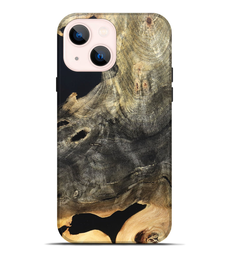 iPhone 14 Plus Wood Live Edge Phone Case - Louella (Solid Wood, 823409)