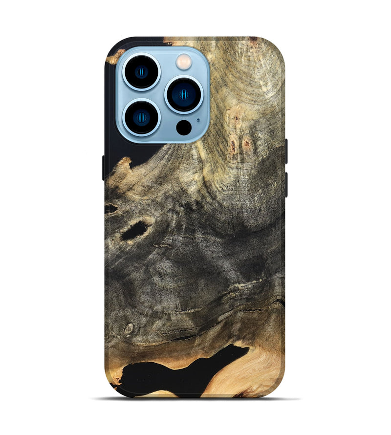 iPhone 14 Pro Wood Live Edge Phone Case - Louella (Solid Wood, 823409)