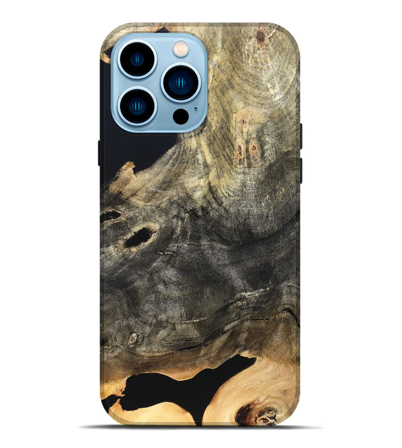 iPhone 14 Pro Max Wood Live Edge Phone Case - Louella (Solid Wood, 823409)