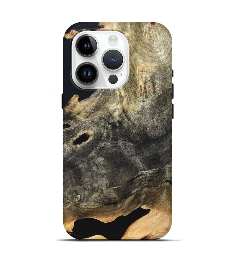 iPhone 15 Pro Wood Live Edge Phone Case - Louella (Solid Wood, 823409)