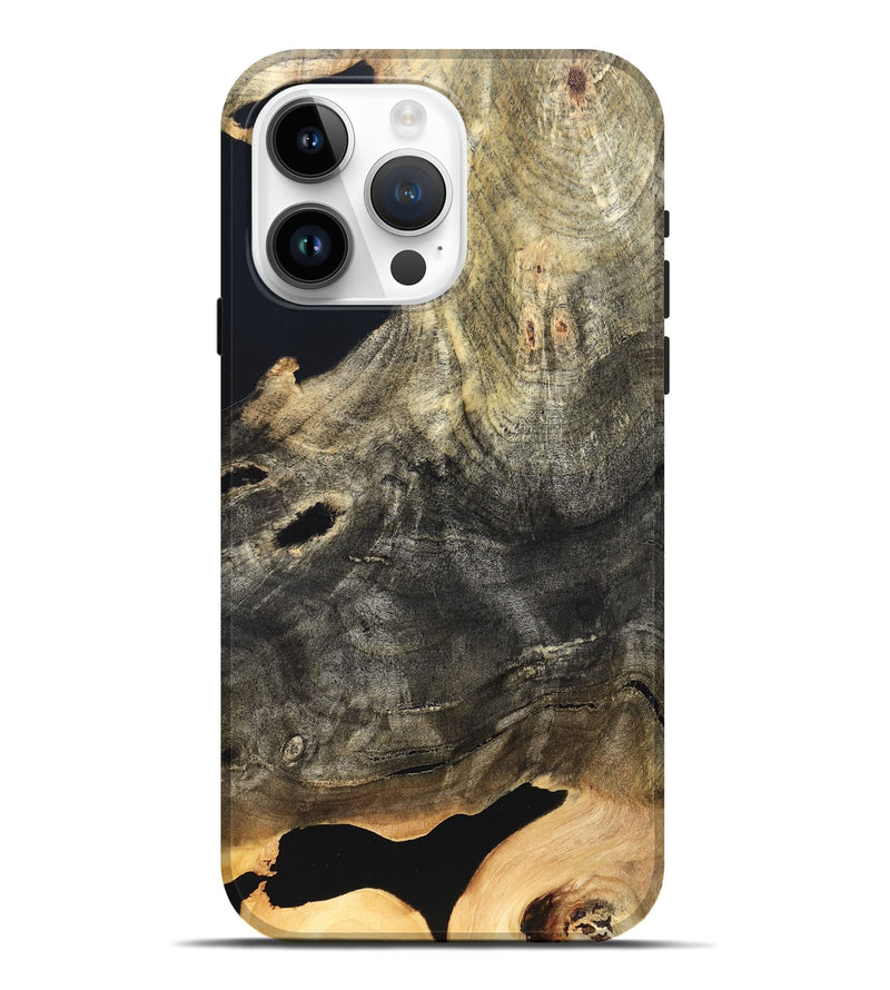 iPhone 15 Pro Max Wood Live Edge Phone Case - Louella (Solid Wood, 823409)