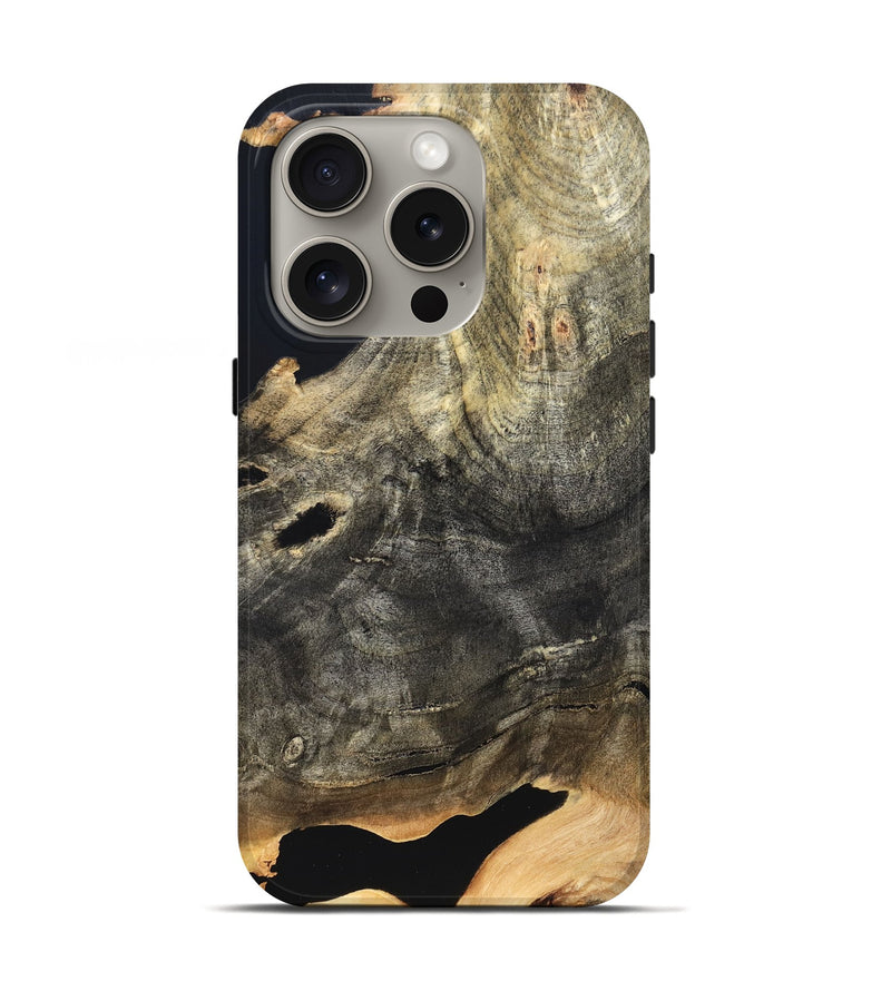 iPhone 16 Pro Wood Live Edge Phone Case - Louella (Solid Wood, 823409)
