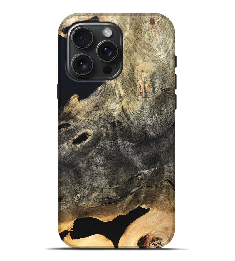 iPhone 16 Pro Max Wood Live Edge Phone Case - Louella (Solid Wood, 823409)