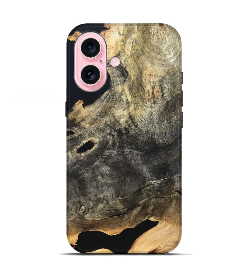 iPhone 17 Wood Live Edge Phone Case - Louella (Solid Wood, 823409)