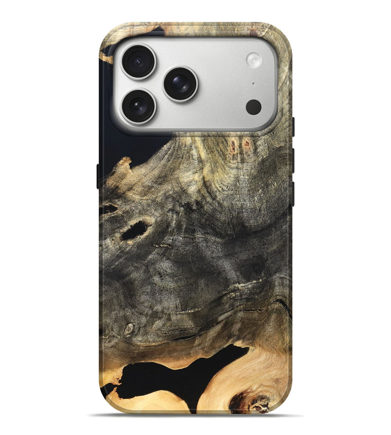 iPhone 17 Pro Max Wood Live Edge Phone Case - Louella (Solid Wood, 823409)