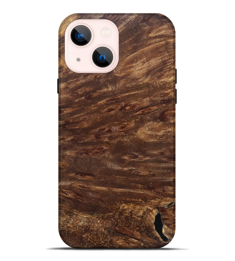 iPhone 14 Plus Wood Live Edge Phone Case - Siobhan (Solid Wood, 823410)
