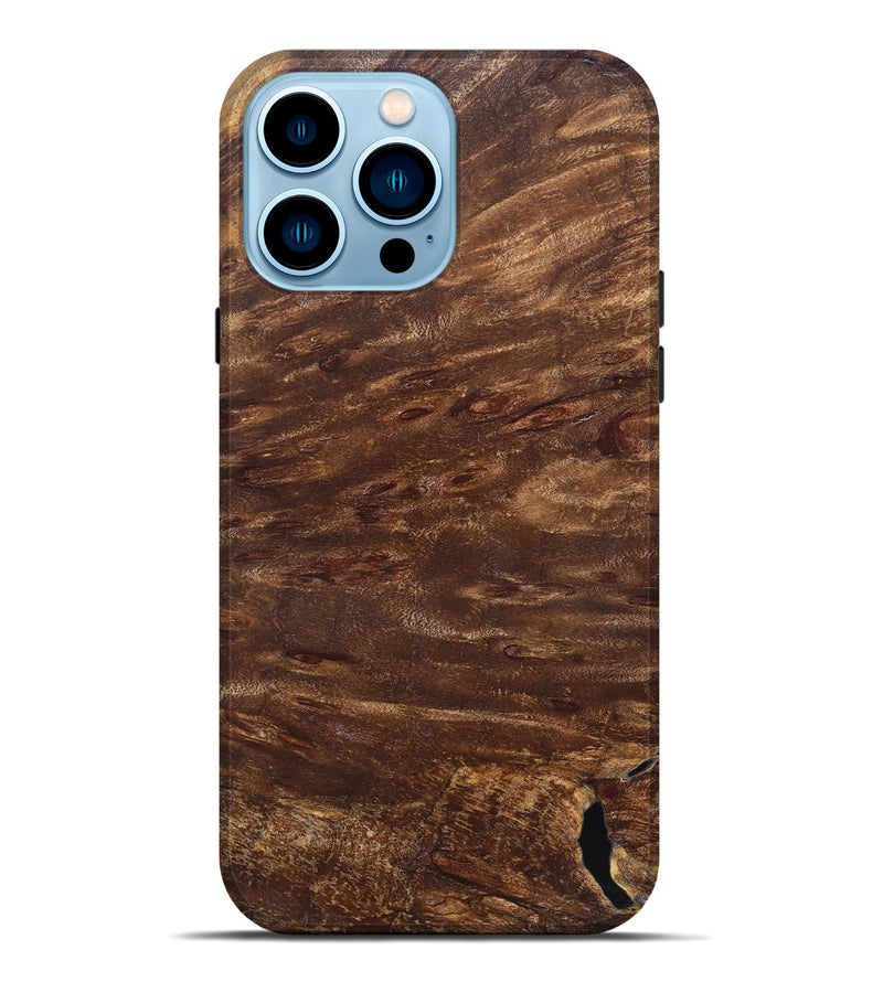 iPhone 14 Pro Max Wood Live Edge Phone Case - Siobhan (Solid Wood, 823410)