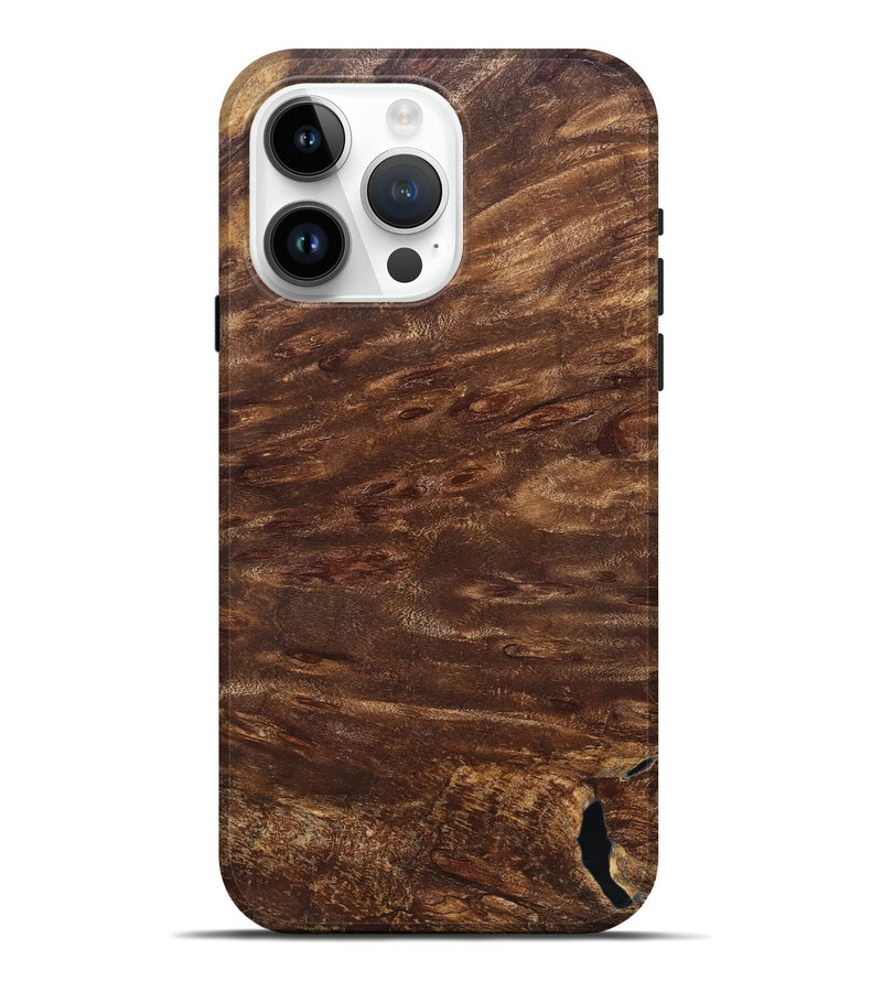 iPhone 15 Pro Max Wood Live Edge Phone Case - Siobhan (Solid Wood, 823410)