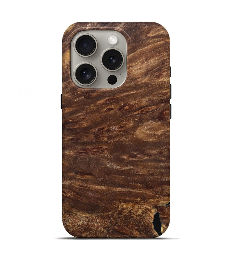 iPhone 16 Pro Wood Live Edge Phone Case - Siobhan (Solid Wood, 823410)