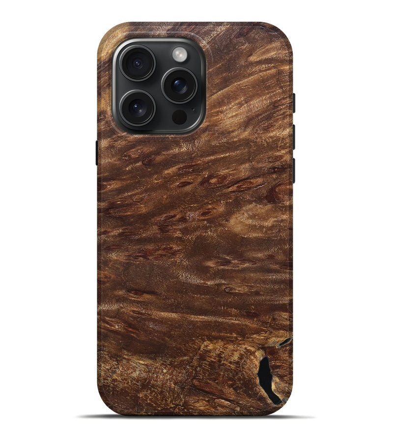 iPhone 16 Pro Max Wood Live Edge Phone Case - Siobhan (Solid Wood, 823410)