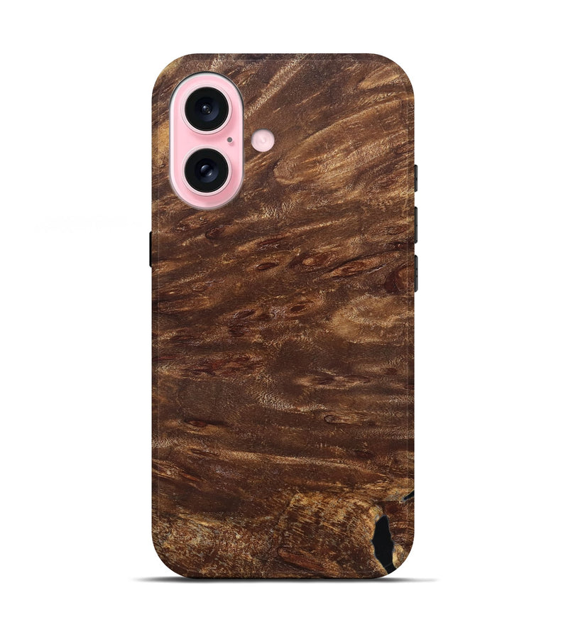 iPhone 17 Wood Live Edge Phone Case - Siobhan (Solid Wood, 823410)
