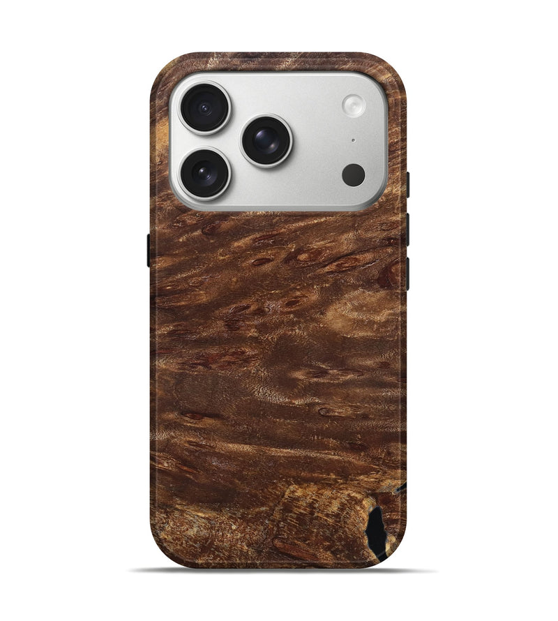 iPhone 17 Pro Wood Live Edge Phone Case - Siobhan (Solid Wood, 823410)
