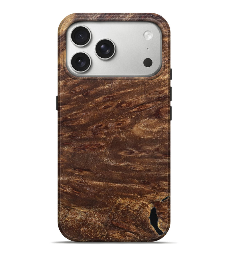 iPhone 17 Pro Max Wood Live Edge Phone Case - Siobhan (Solid Wood, 823410)