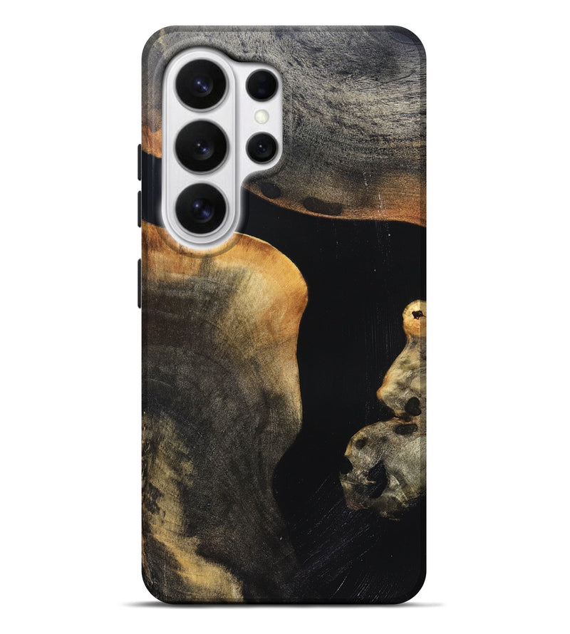 Galaxy S26 Ultra Wood Live Edge Phone Case - Franco (Pure Black, 823411)