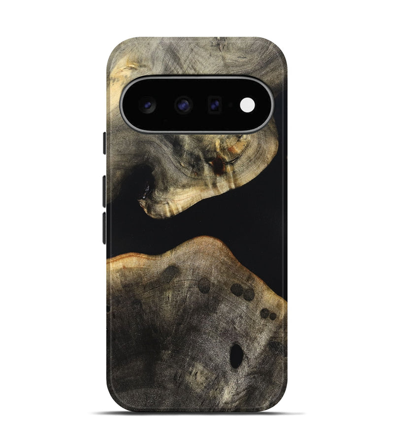 Pixel 11 Wood Live Edge Phone Case - Arrie (Pure Black, 823412)