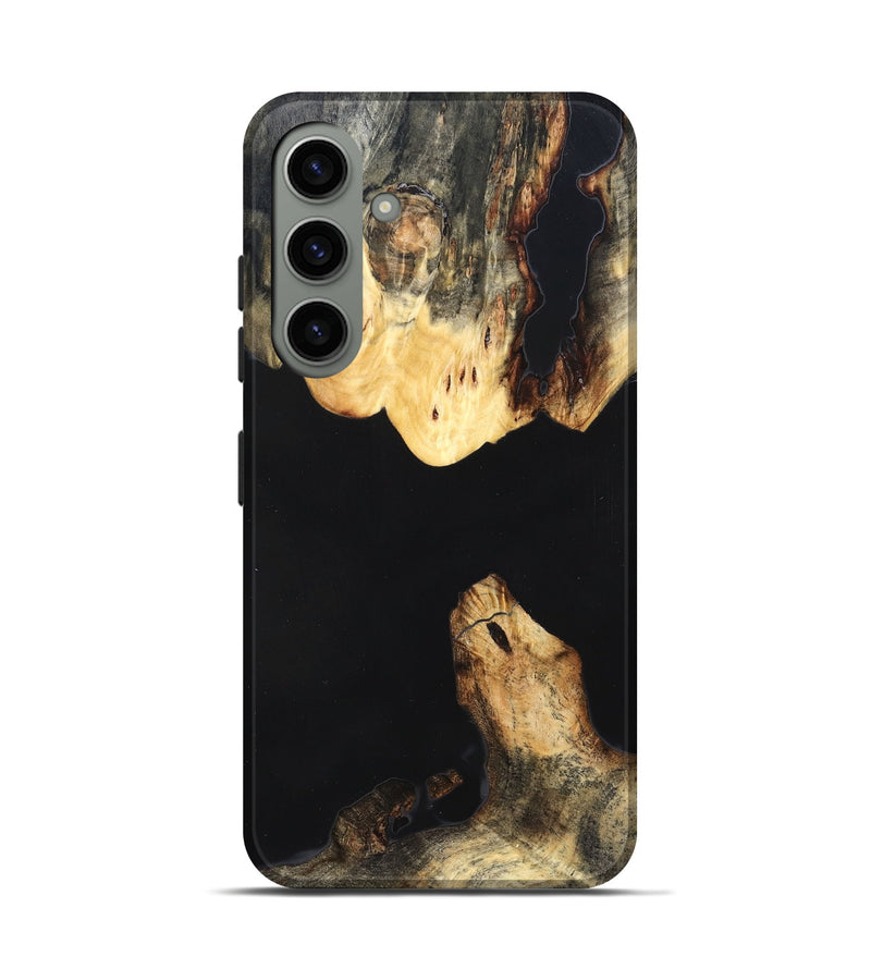 Galaxy S24 Wood Live Edge Phone Case - Judge (Pure Black, 823414)
