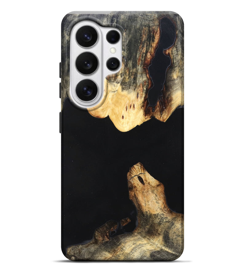 Galaxy S26 Ultra Wood Live Edge Phone Case - Judge (Pure Black, 823414)