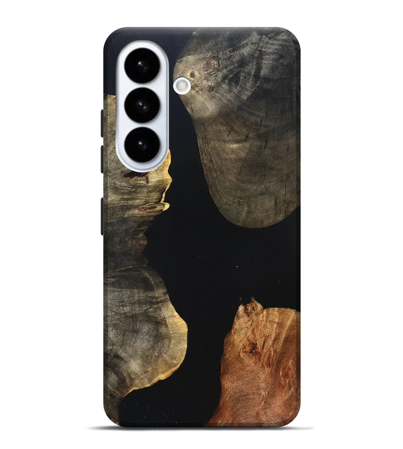 Galaxy S26 Plus Wood Live Edge Phone Case - Fritz (Pure Black, 823415)