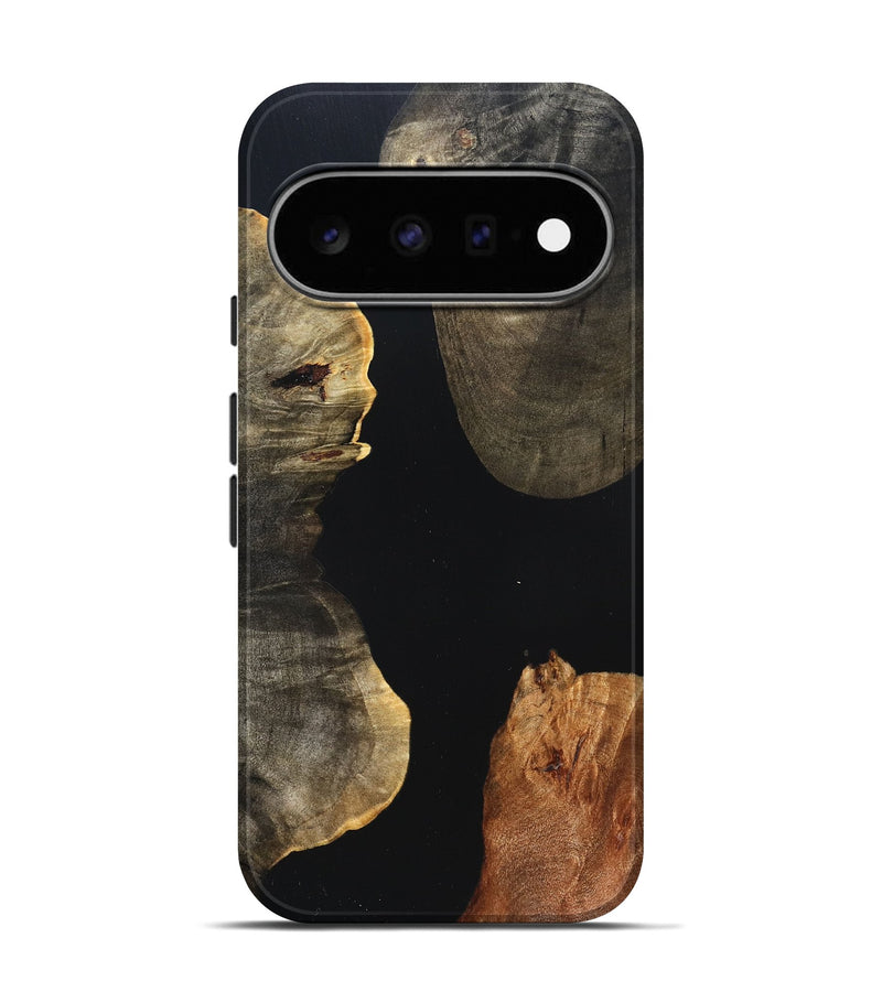 Pixel 11 Pro Wood Live Edge Phone Case - Fritz (Pure Black, 823415)