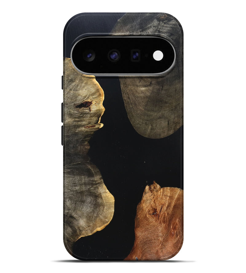 Pixel 11 Pro XL Wood Live Edge Phone Case - Fritz (Pure Black, 823415)