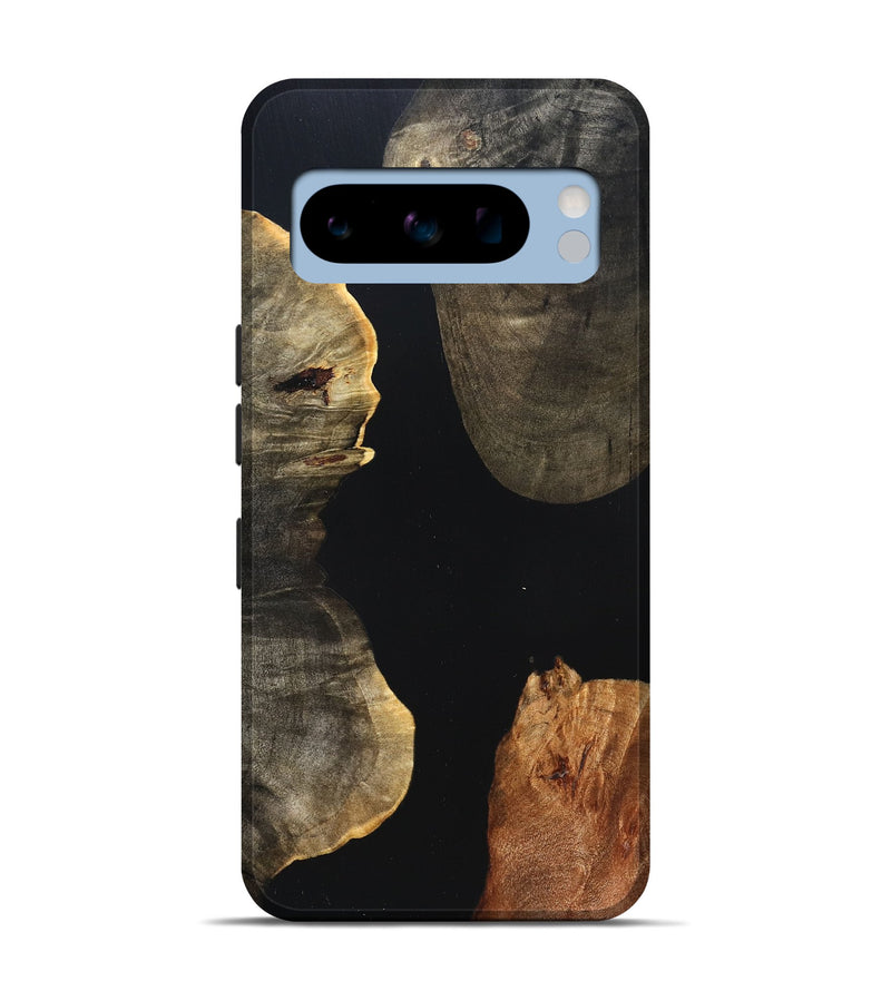 Pixel 8 Pro Wood Live Edge Phone Case - Fritz (Pure Black, 823415)