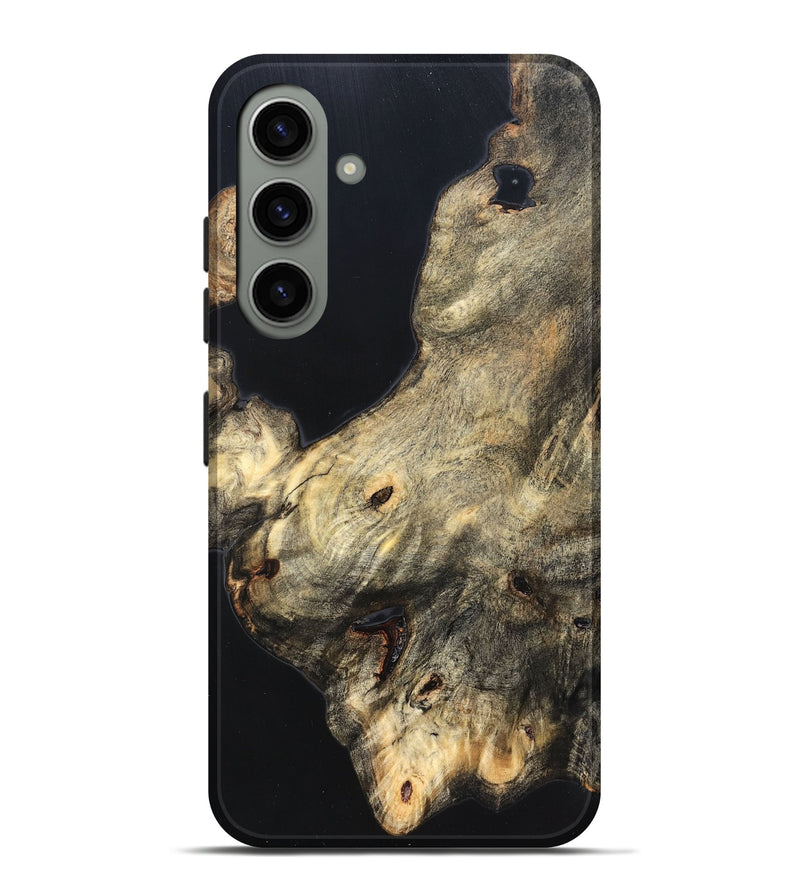 Galaxy S24 Plus Wood Live Edge Phone Case - Annika (Pure Black, 823416)