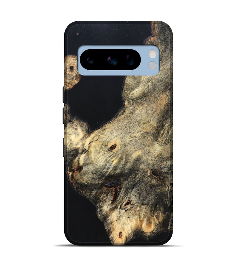 Pixel 8 Pro Wood Live Edge Phone Case - Annika (Pure Black, 823416)