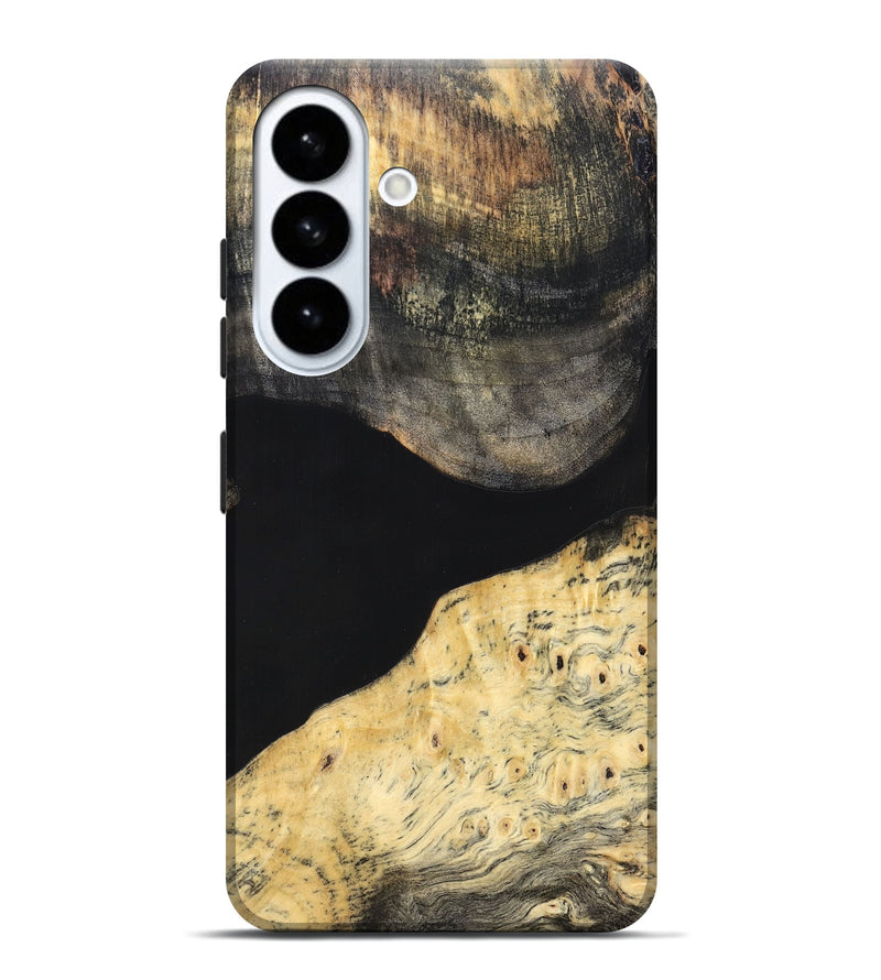 Galaxy S26 Plus Wood Live Edge Phone Case - Laci (Pure Black, 823417)