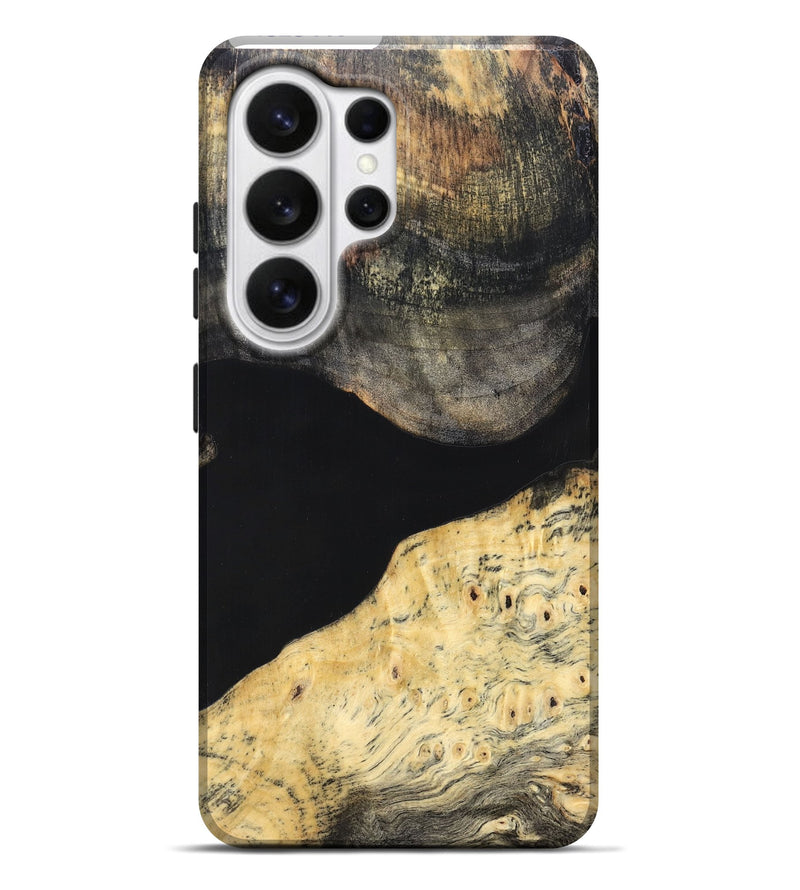 Galaxy S26 Ultra Wood Live Edge Phone Case - Laci (Pure Black, 823417)