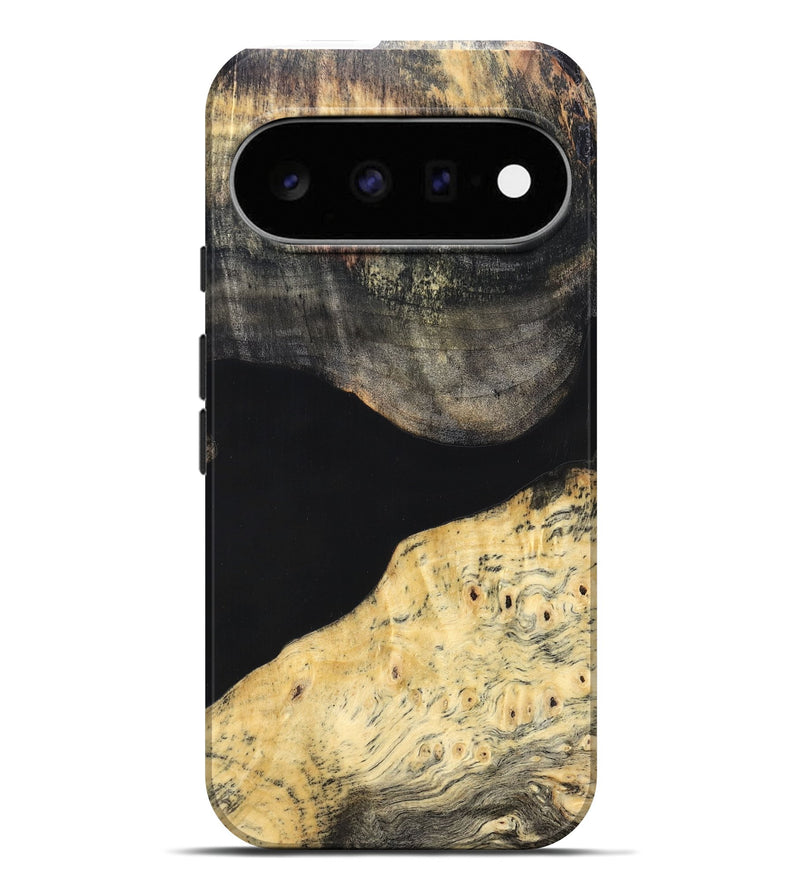Pixel 11 Pro XL Wood Live Edge Phone Case - Laci (Pure Black, 823417)