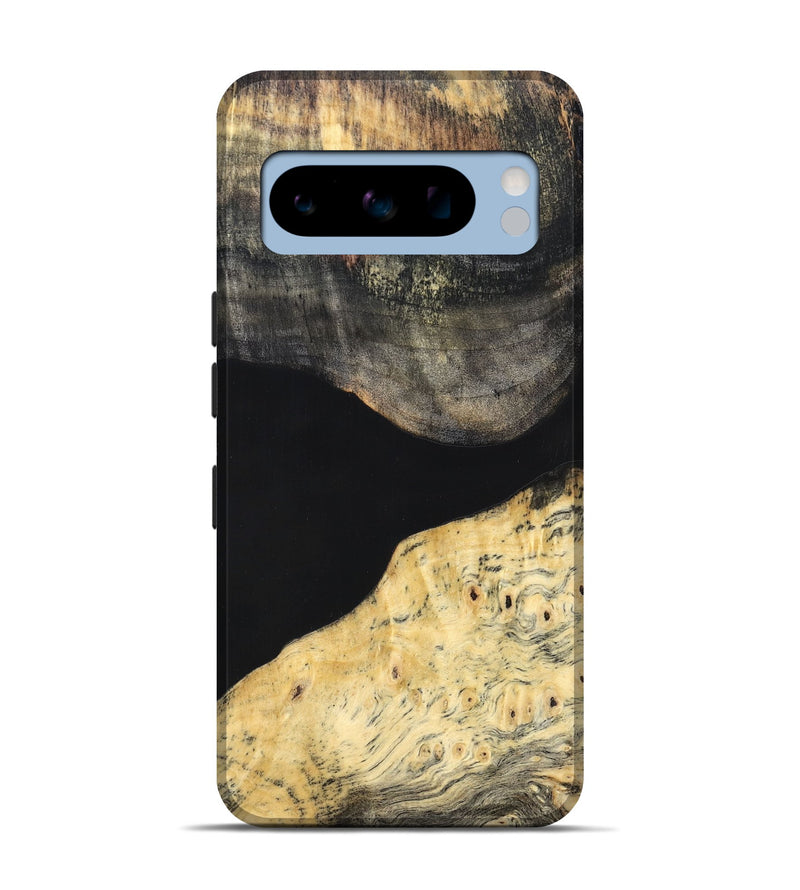Pixel 8 Pro Wood Live Edge Phone Case - Laci (Pure Black, 823417)