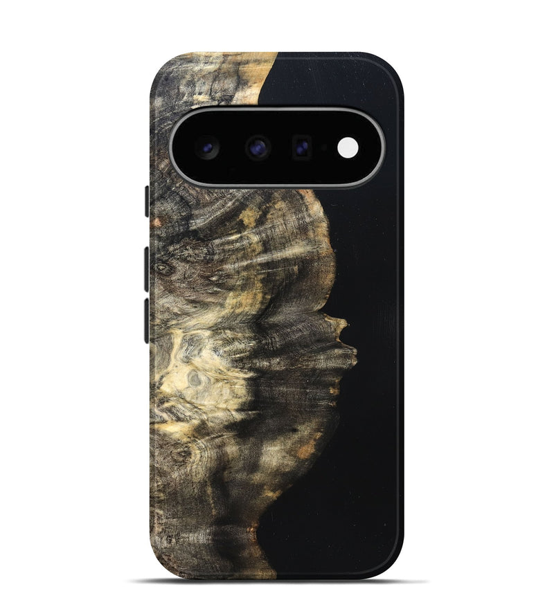 Pixel 11 Wood Live Edge Phone Case - Elmira (Pure Black, 823421)