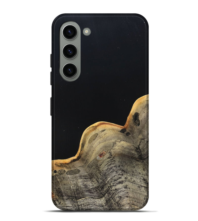 Galaxy S23 Plus Wood Live Edge Phone Case - Perla (Pure Black, 823424)