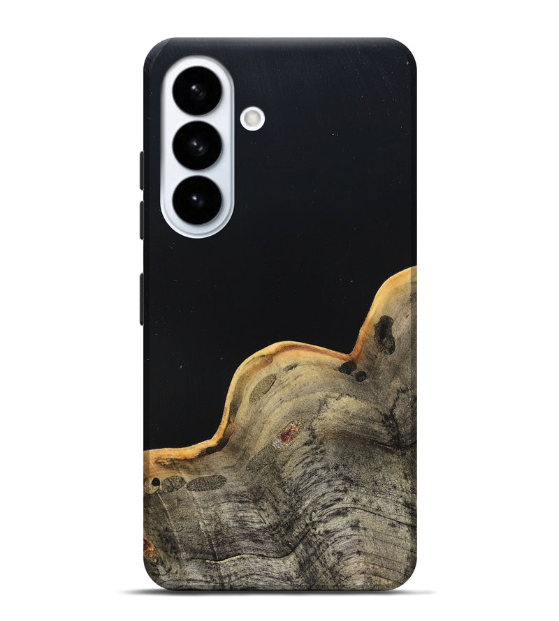 Galaxy S26 Plus Wood Live Edge Phone Case - Perla (Pure Black, 823424)