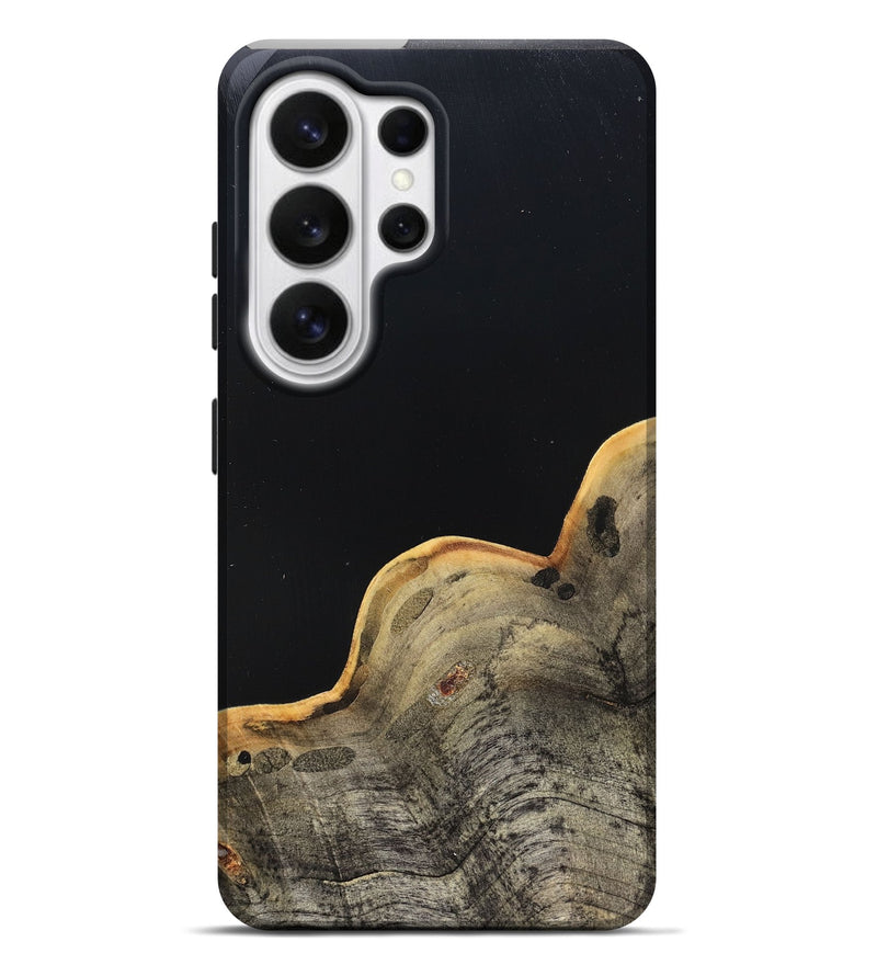Galaxy S26 Ultra Wood Live Edge Phone Case - Perla (Pure Black, 823424)