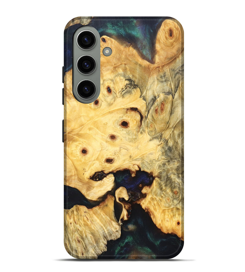 Galaxy S24 Plus Wood Live Edge Phone Case - Elowyn (Pure Black, 823425)