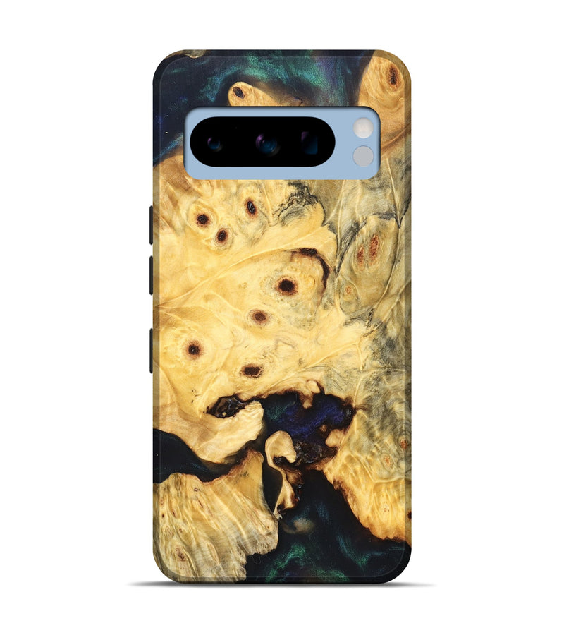 Pixel 8 Pro Wood Live Edge Phone Case - Elowyn (Pure Black, 823425)