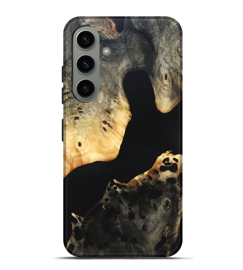 Galaxy S24 Plus Wood Live Edge Phone Case - Massimo (Pure Black, 823426)