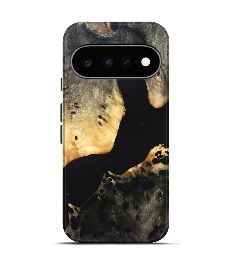 Pixel 11 Wood Live Edge Phone Case - Massimo (Pure Black, 823426)