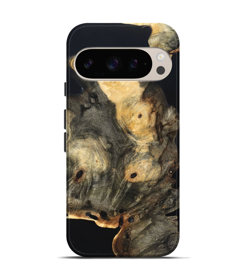 Pixel 10 Wood Live Edge Phone Case - Layne (Pure Black, 823427)