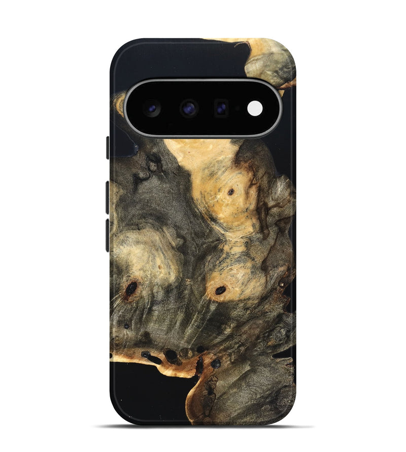 Pixel 11 Wood Live Edge Phone Case - Layne (Pure Black, 823427)