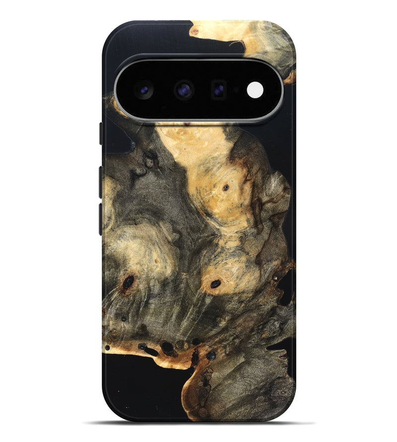 Pixel 11 Pro XL Wood Live Edge Phone Case - Layne (Pure Black, 823427)