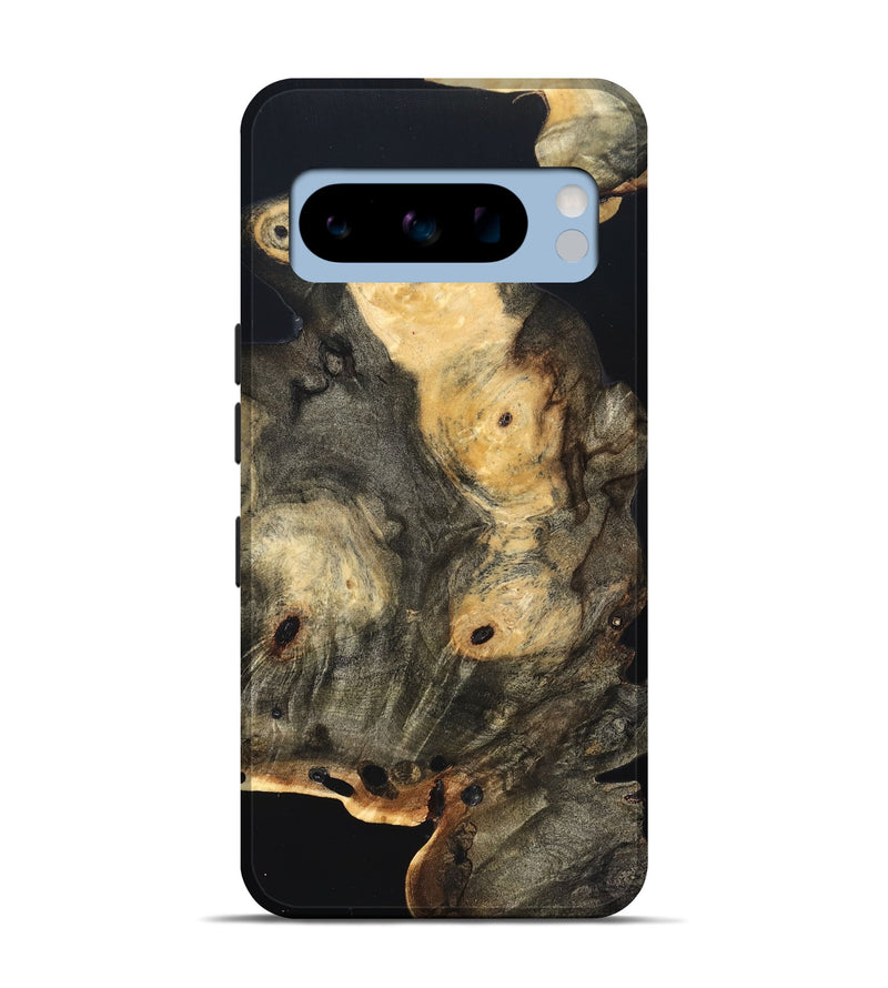 Pixel 8 Pro Wood Live Edge Phone Case - Layne (Pure Black, 823427)
