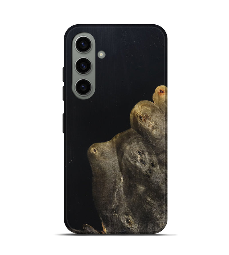 Galaxy S24 Wood Live Edge Phone Case - Jude (Pure Black, 823428)