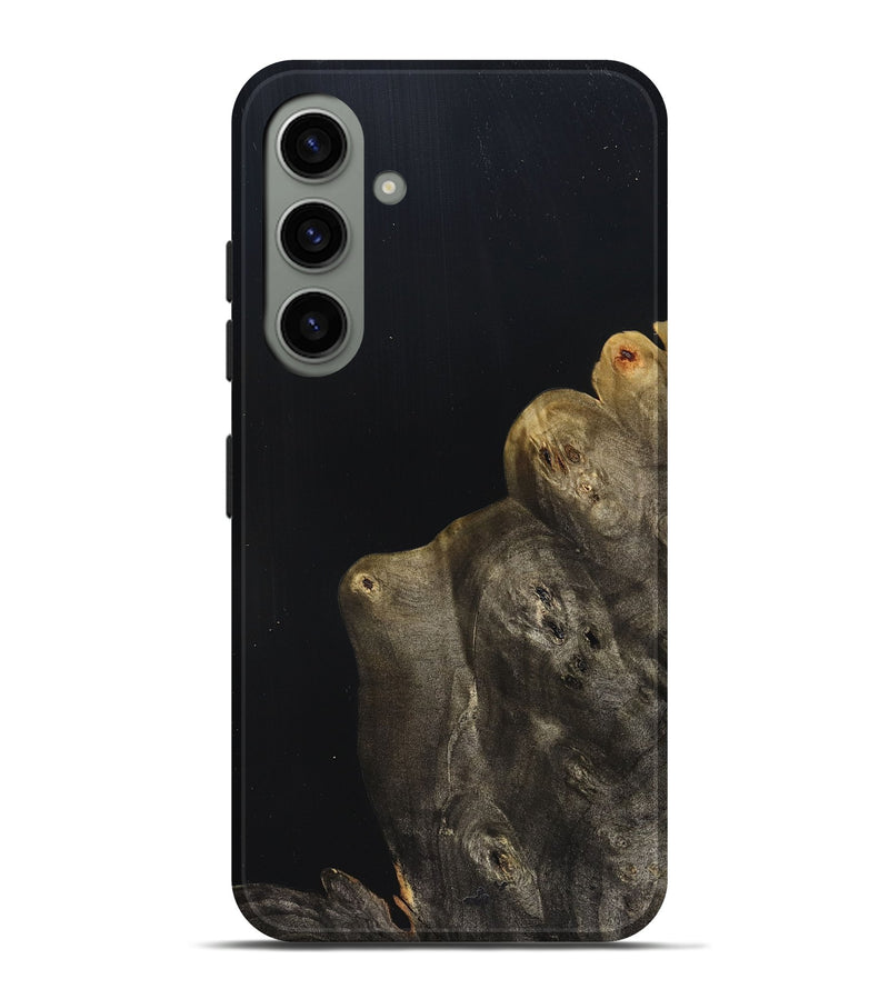 Galaxy S24 Plus Wood Live Edge Phone Case - Jude (Pure Black, 823428)