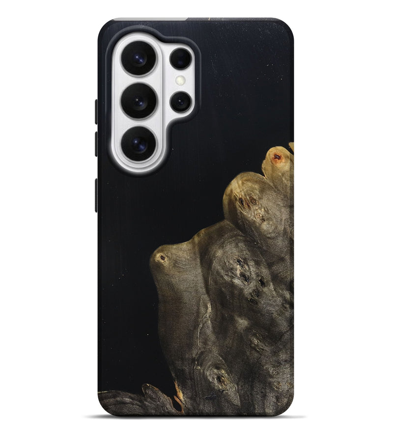 Galaxy S26 Ultra Wood Live Edge Phone Case - Jude (Pure Black, 823428)