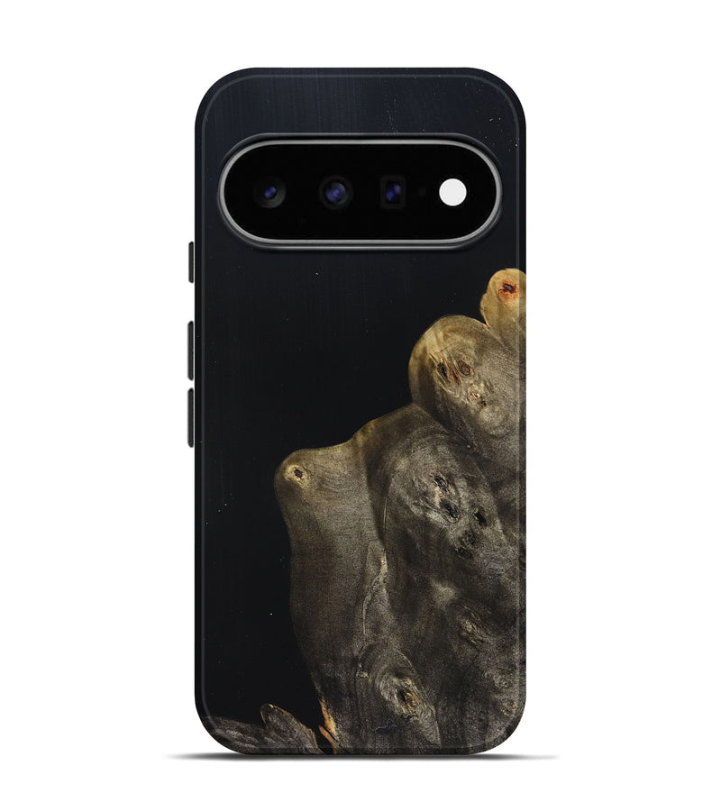 Pixel 11 Pro Wood Live Edge Phone Case - Jude (Pure Black, 823428)
