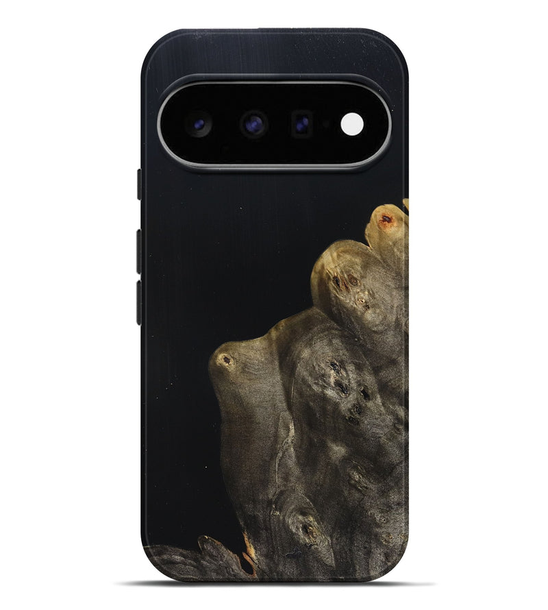 Pixel 11 Pro XL Wood Live Edge Phone Case - Jude (Pure Black, 823428)